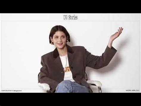 galocha chanel|Get closer to Alba Galocha through UNO Stories .